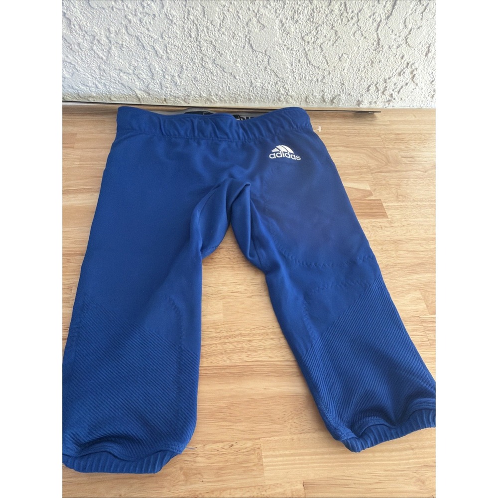 Adidas Football Press Coverage Pants L Blue Shorts Tights NEW $50